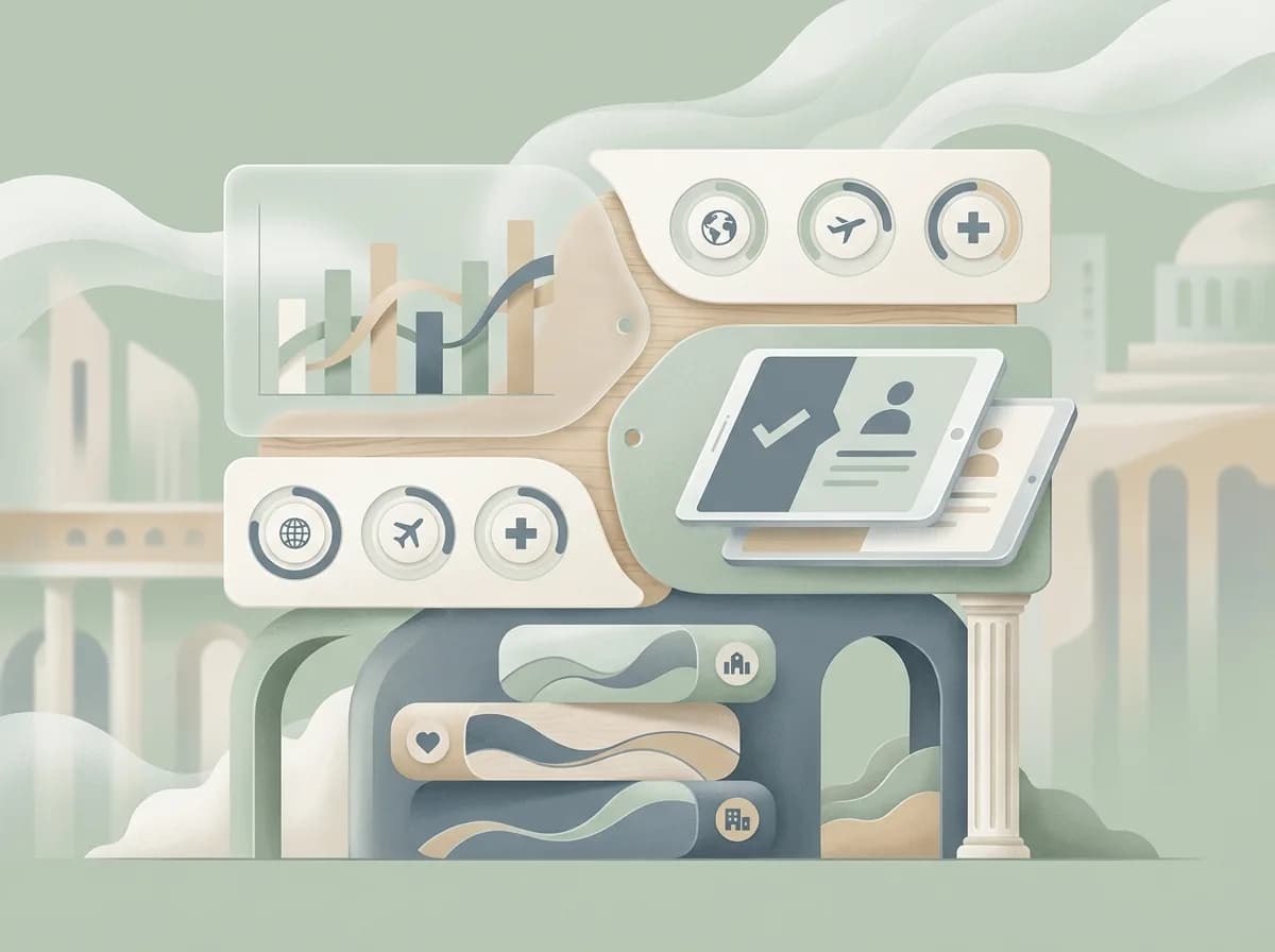 Editorial illustration of transparency metrics and quality scorecards